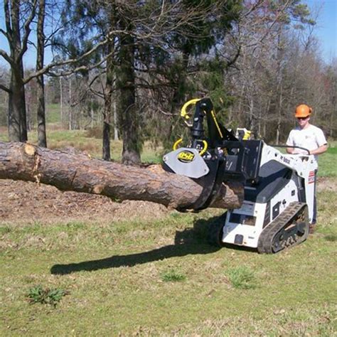 mini skid steer tree grapple|rotating grapple for skid steer.